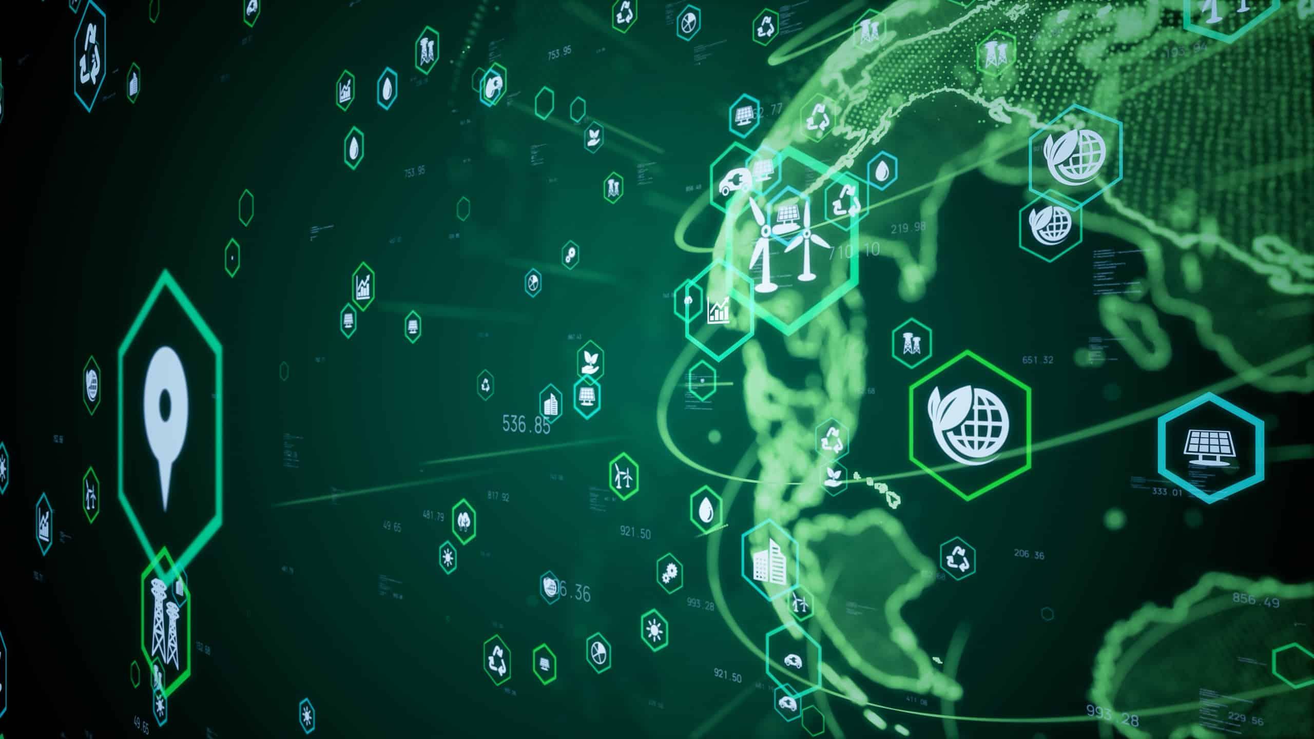 Sustainable supply chain visualization